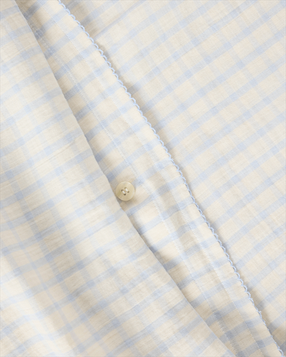 Duvet cover Gingham Sky Blue