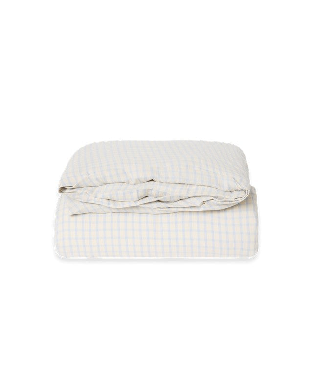 Duvet cover Gingham Sky Blue – product photo