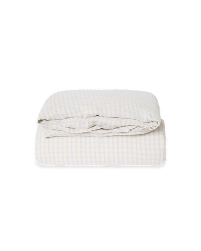 Duvet cover Gingham Sky Blue