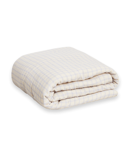 Filled Blanket Gingham Sky