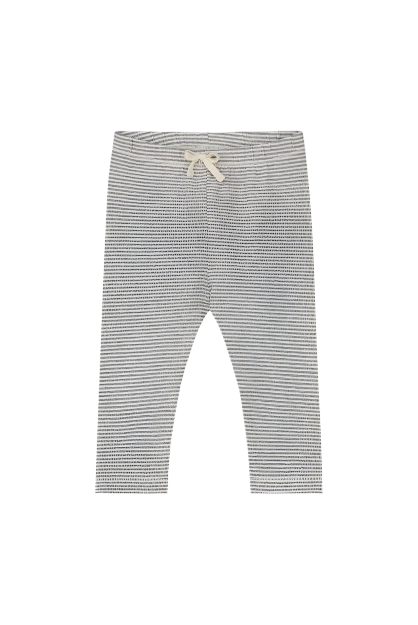 Baby Leggings Grey Melange Cream