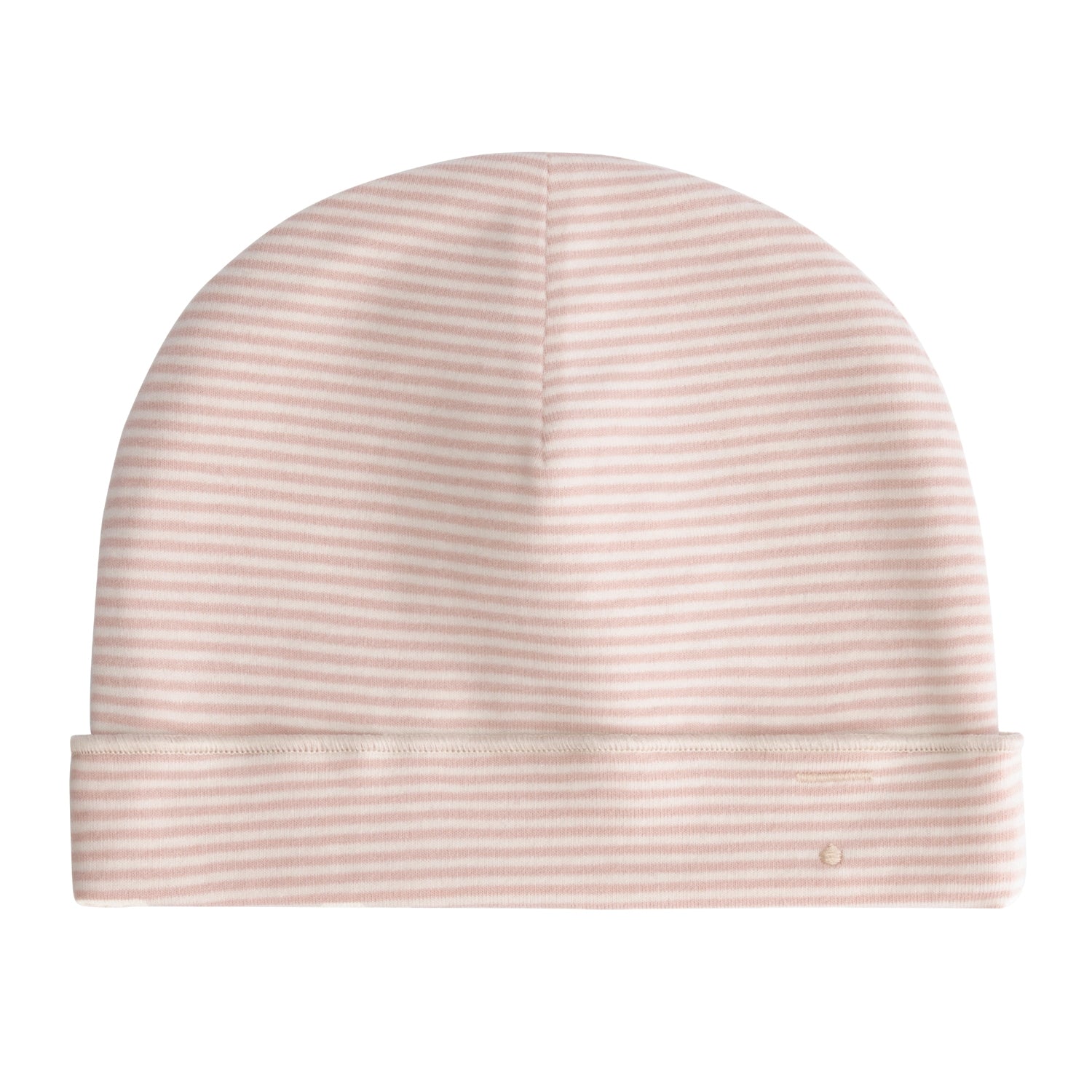Baby Beanie Faded Pink Cream