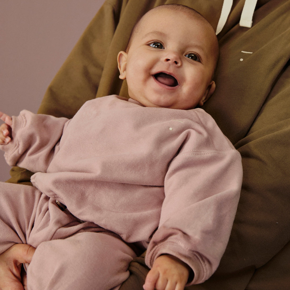 Dropped Shoulder Sweater Faded Pink