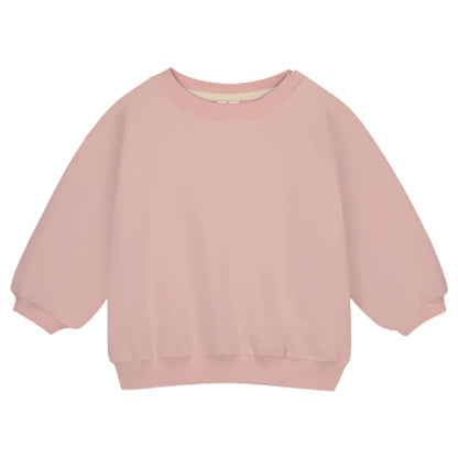 Dropped Shoulder Sweater Faded Pink