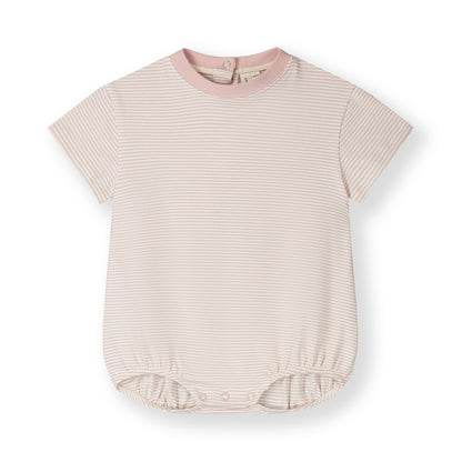Baby tee suit Faded Pink-Cream