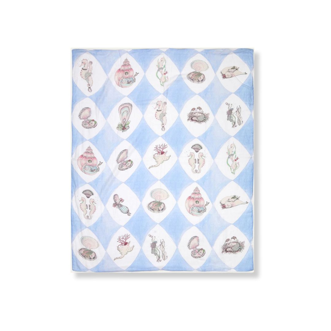 Harlequin de la Mer Baby Muslin