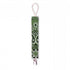Hazel & George Reversible Bandana Pacifier Clip Cord in Purple Green