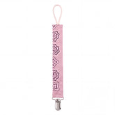Hazel & George Reversible Bandana Pacifier Clip Cord in Yellow Pink