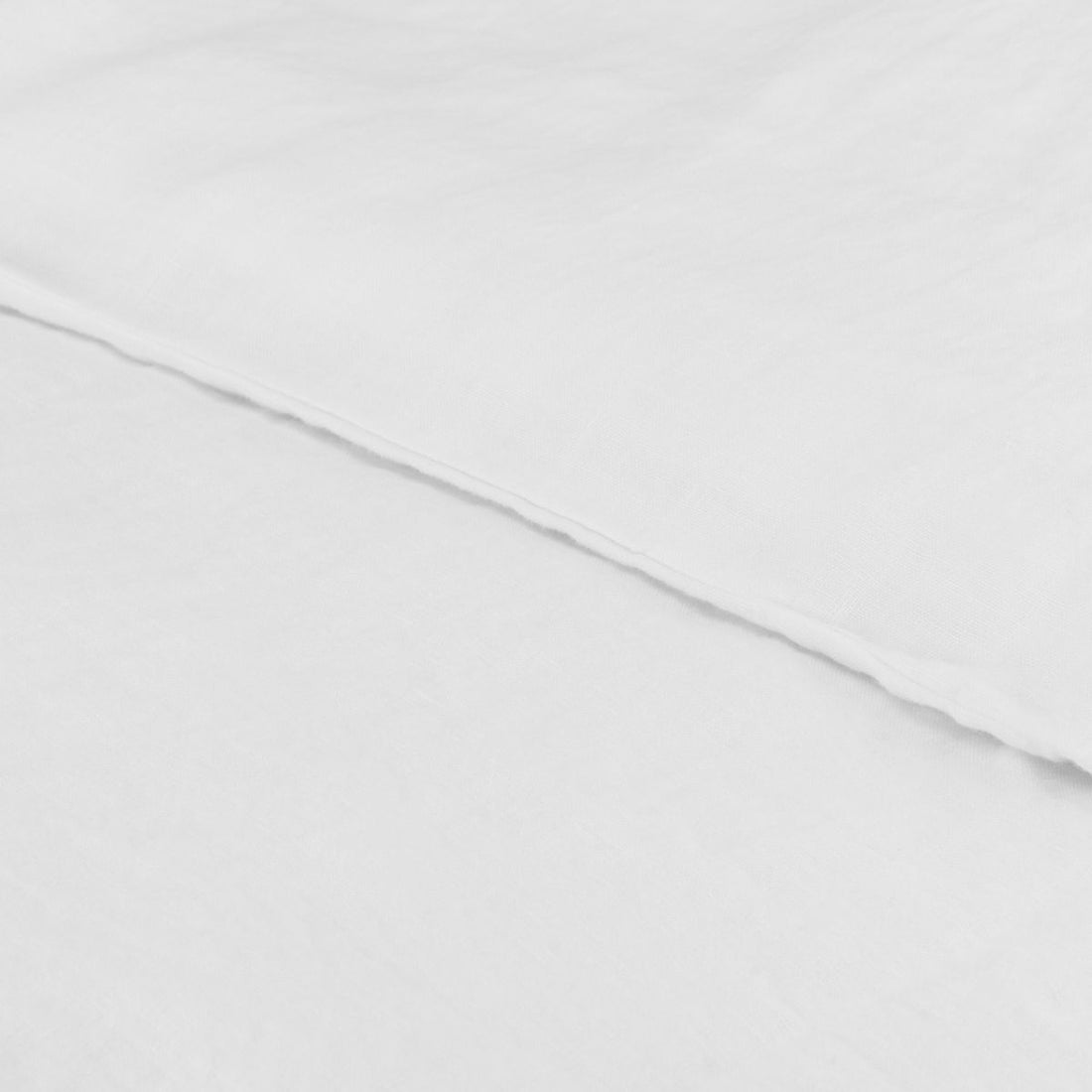 Linen Duvet Cover Blanc