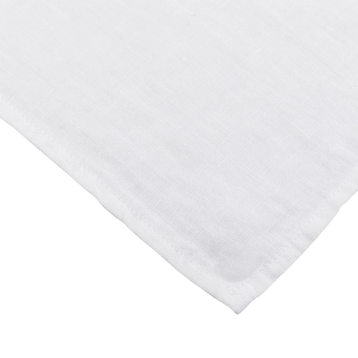 Linen Flat Sheet Blanc