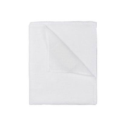 Linen Flat Sheet Blanc