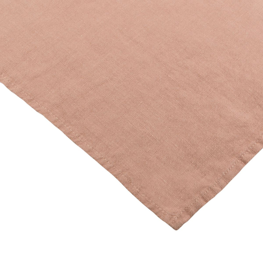 Linen Flat Sheet Cinnamon