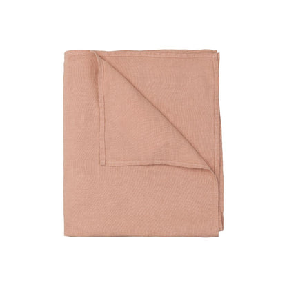 Linen Flat Sheet Cinnamon