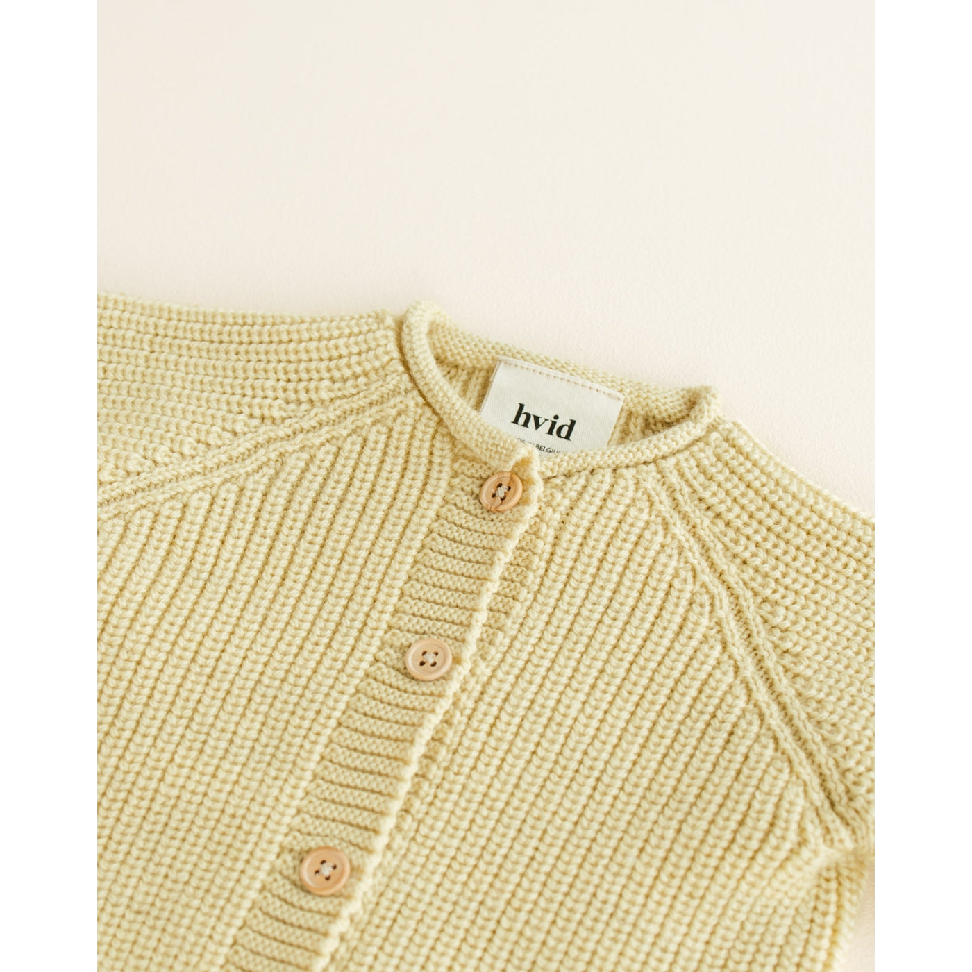 Baby Cardigan Licht Geel