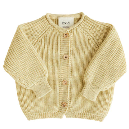 Baby Cardigan Licht Geel