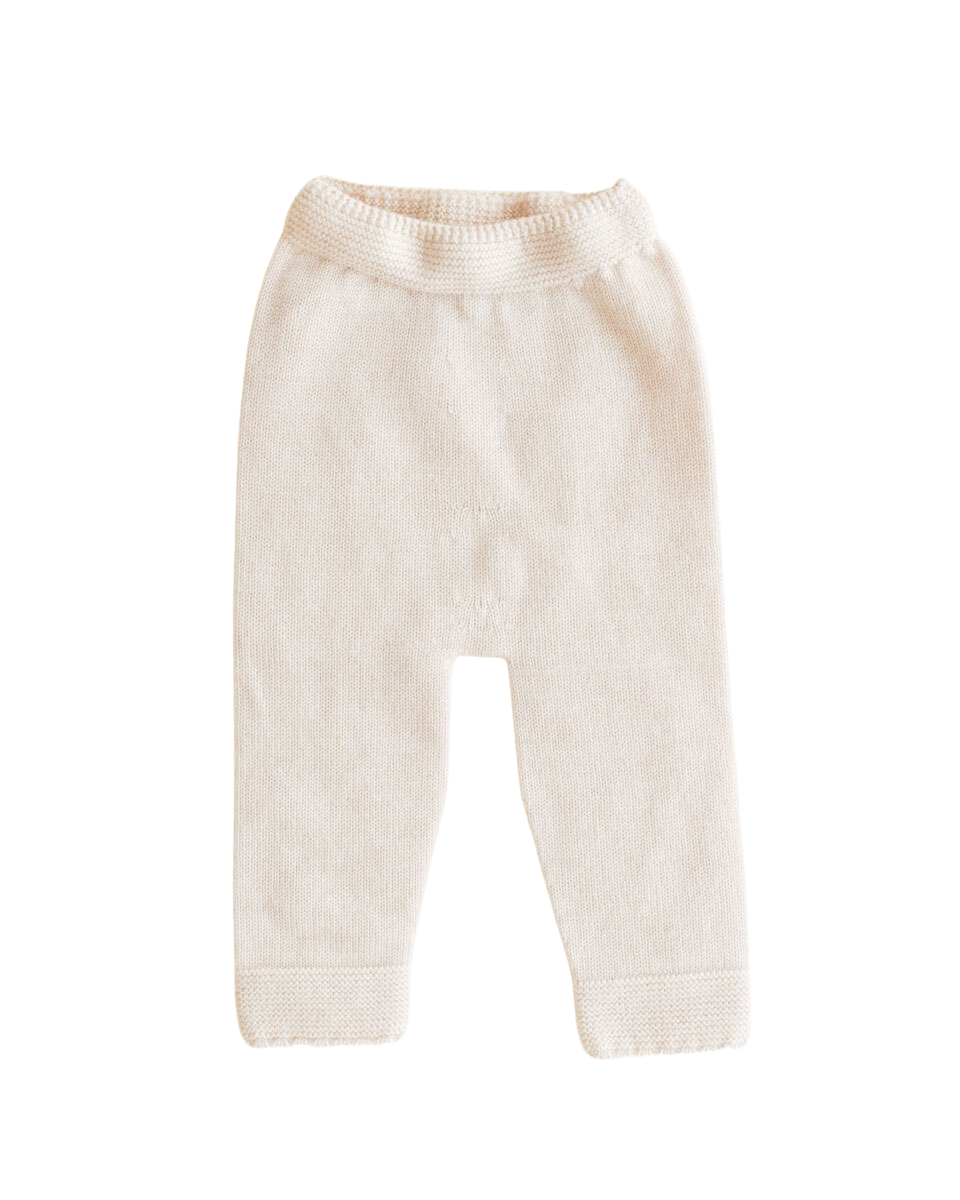 Guido Woolen Baby Pants Cream