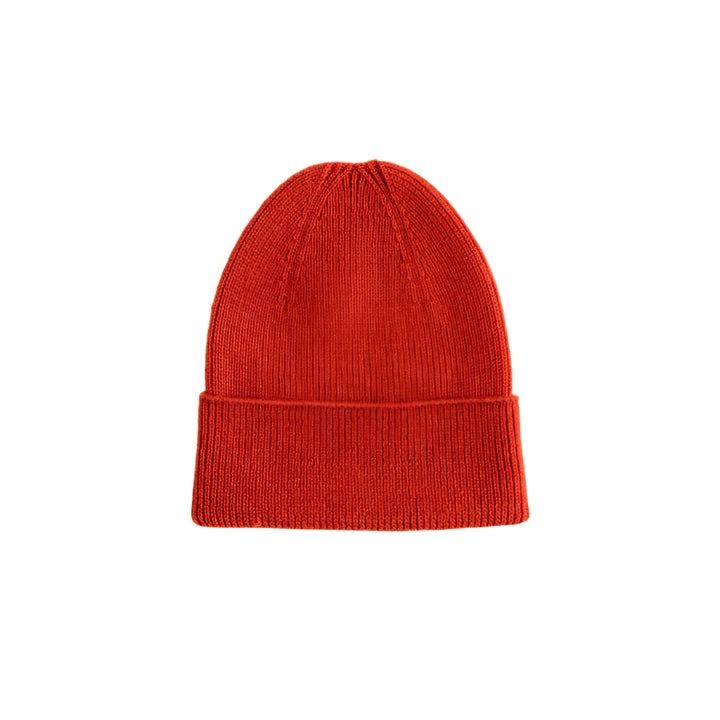 Fonzie Merino Beanie Newborn Red