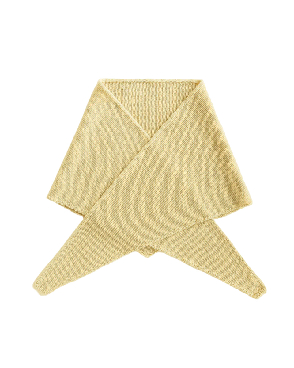 Triangle Scarf Josephina Licht geel 
