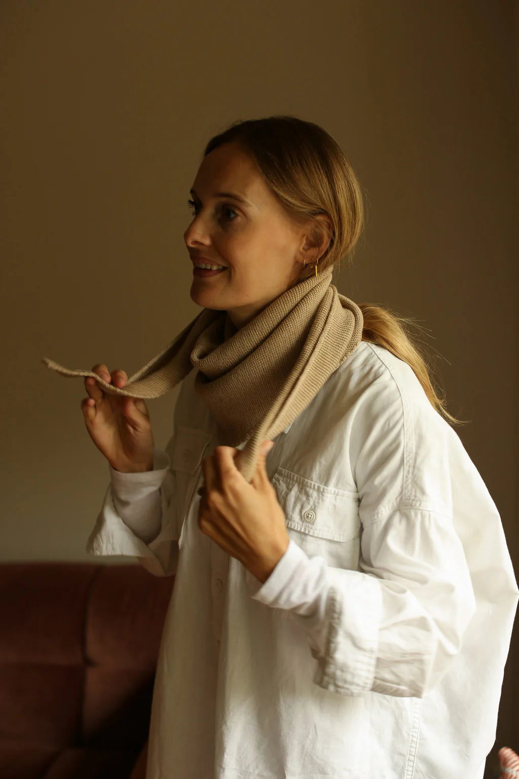 Triangle Scarf Josephina Zandkleur