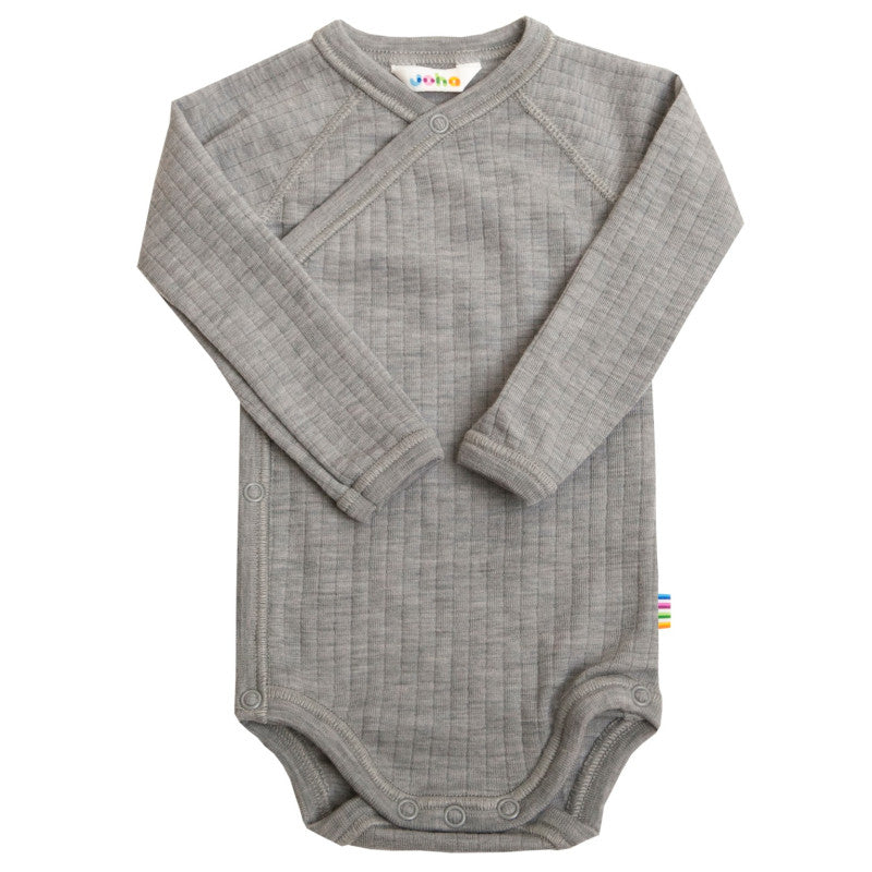 Wool Wrap Body light grey melange