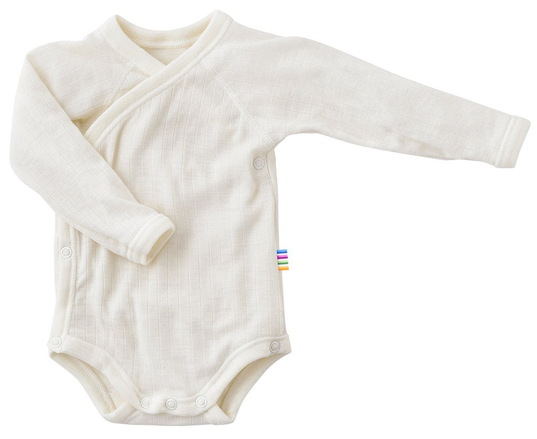 Joha wool wrap body for babies in natural colour