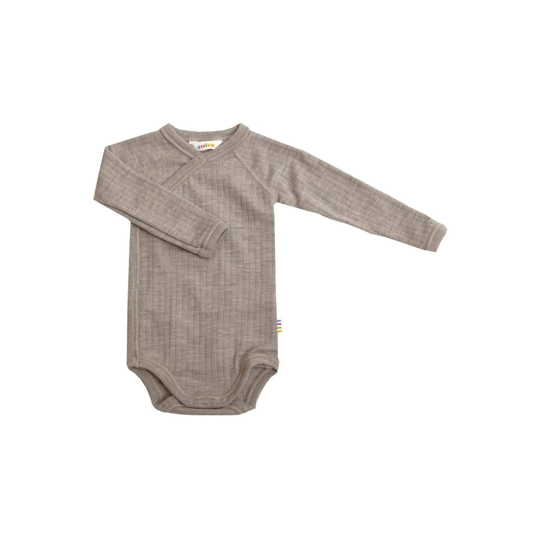 Joha wool wrap body for babies in Sesame Melange