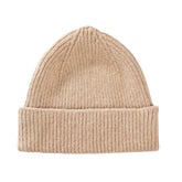 Le Bonnet Le Petit Beanie Sand – ribbed lambswool beanie for kids, photo 1