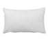 Hazel & George Linen Pillow Cover in Blanc, a rectangular linen pillow with an envelope closure, on a white background