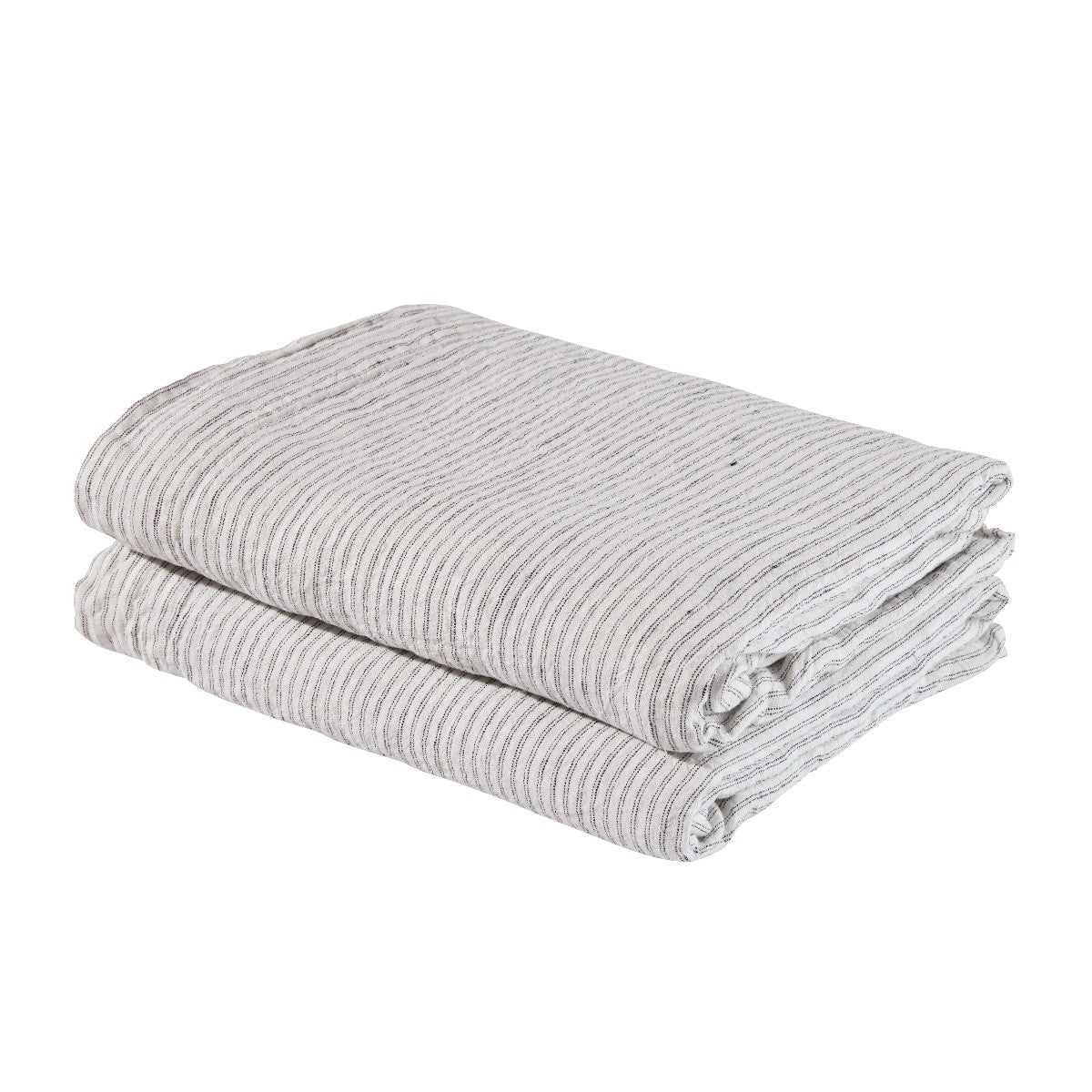 Linen Fitted Sheet Pyjama Stripe – product photo