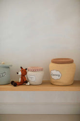 woven jars for storage 