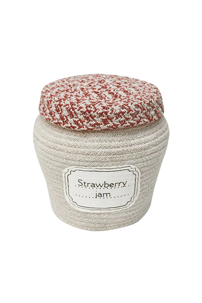 Basket jam jar