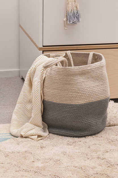 Basket Zoco Blue Vintage Blue-Naturel