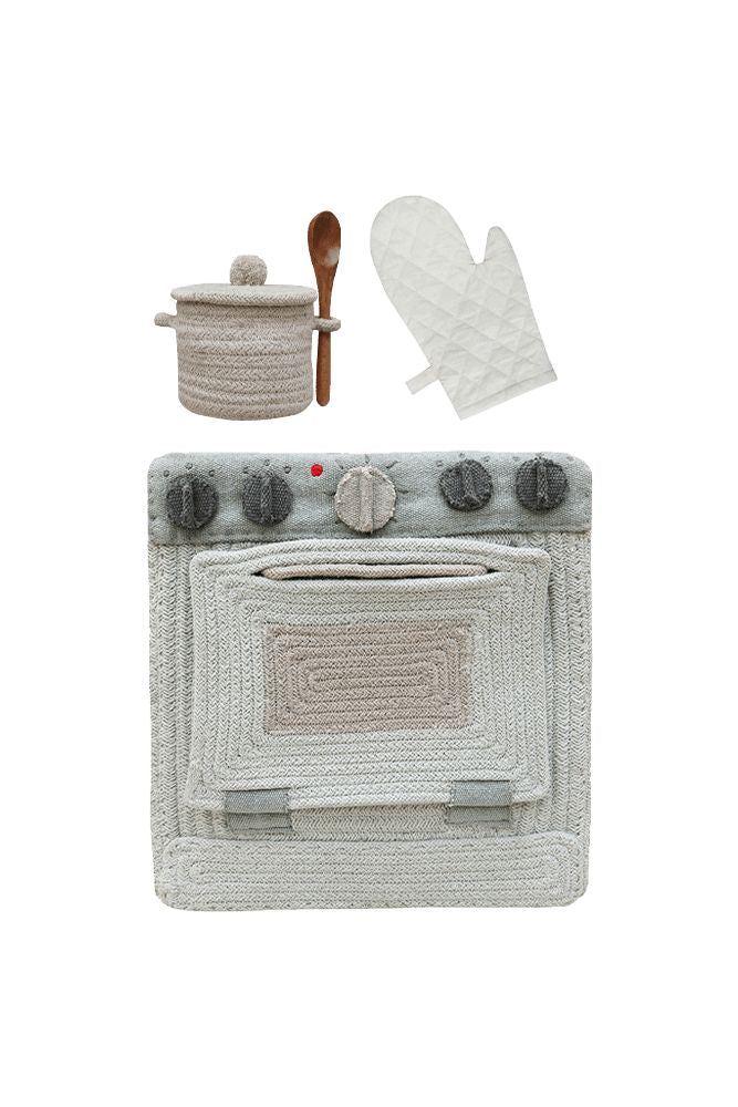 Speelkeuken Opbergmand – Blue Sage 