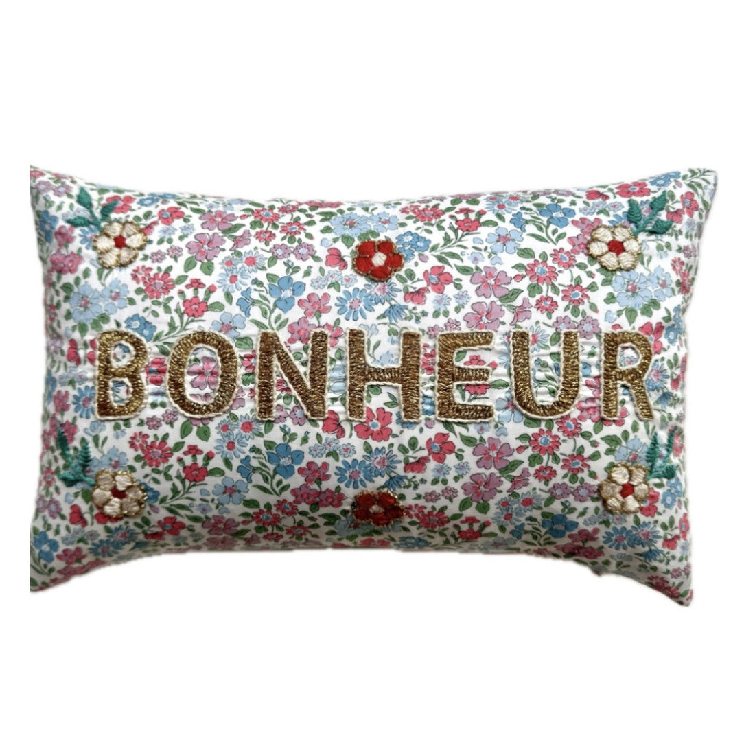 Kussen mini Bonheur liberty bloemenprint 