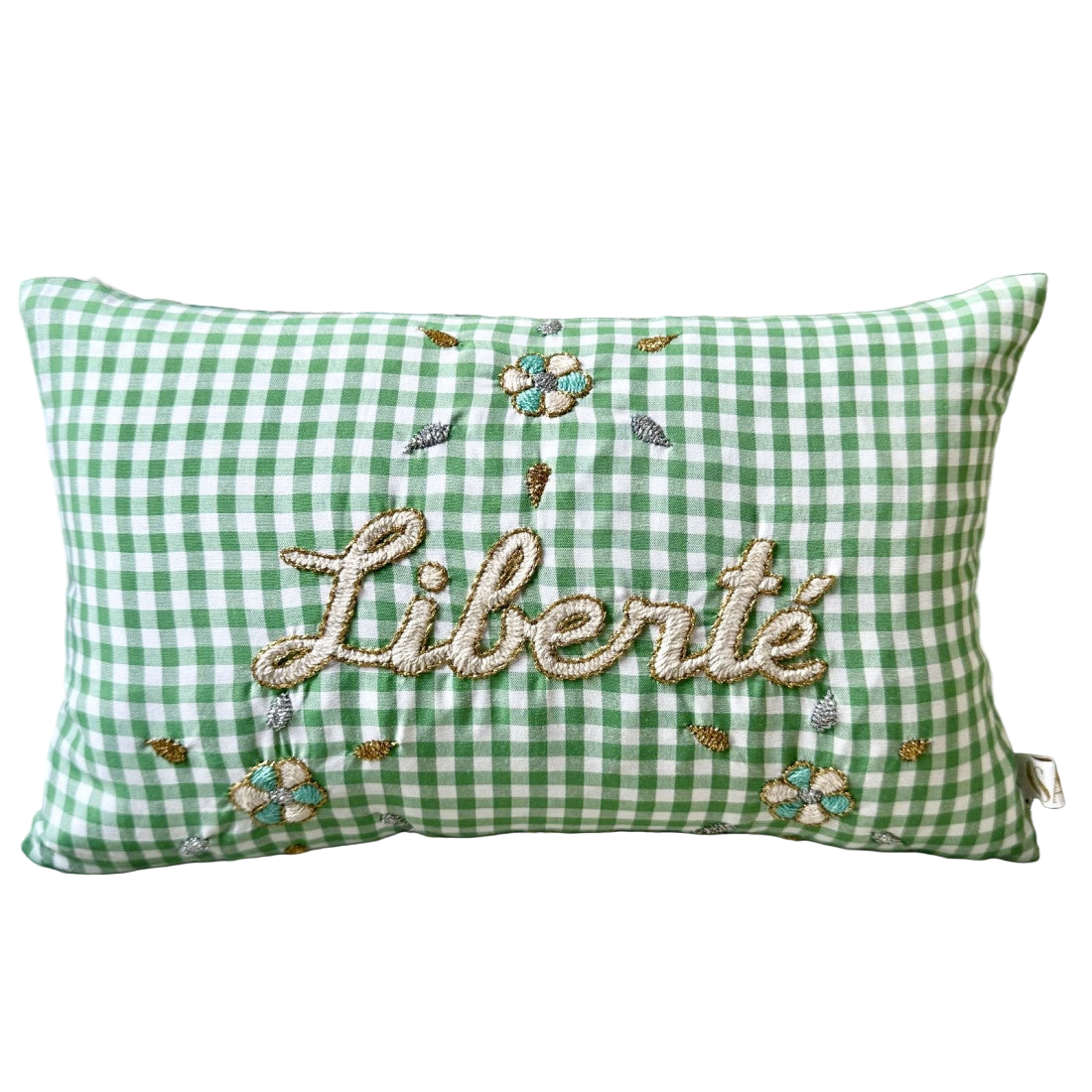 Mini Kussentje Liberté Groen Geruit