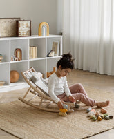Oliver Furniture Wood Toddler Rocker in Oak/Nature