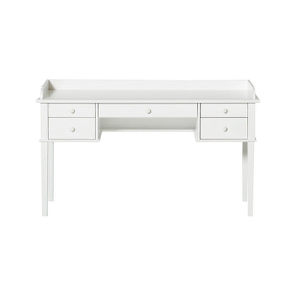 Oliver Furniture Seaside Junior Office Table White – side view