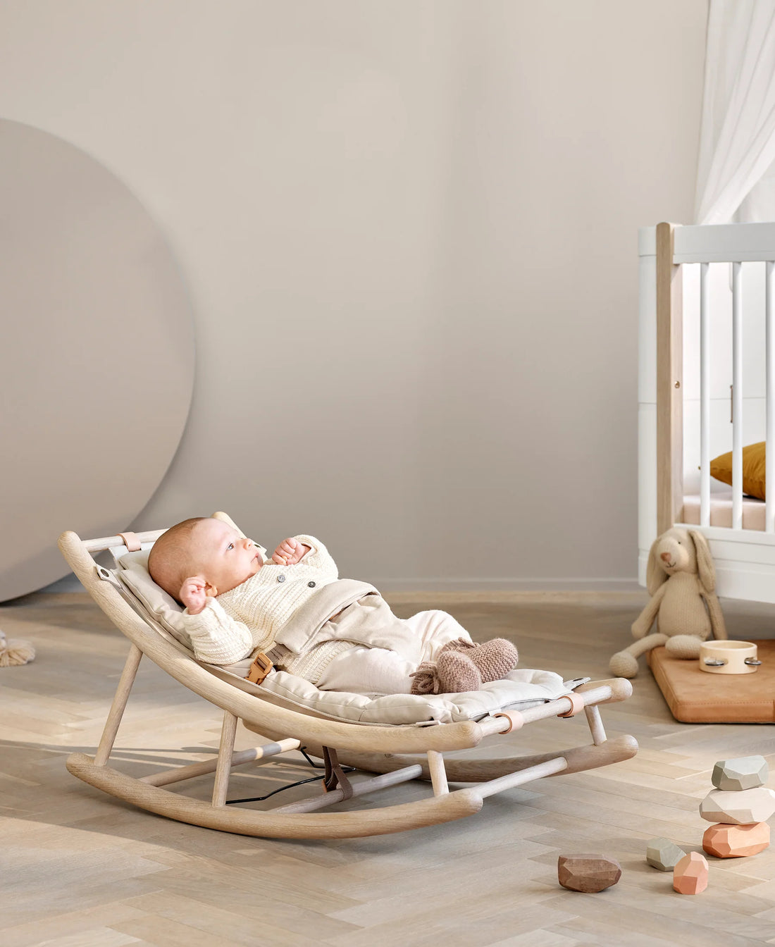 Oliver Furniture Wood Baby Rocker Oak/Nature 