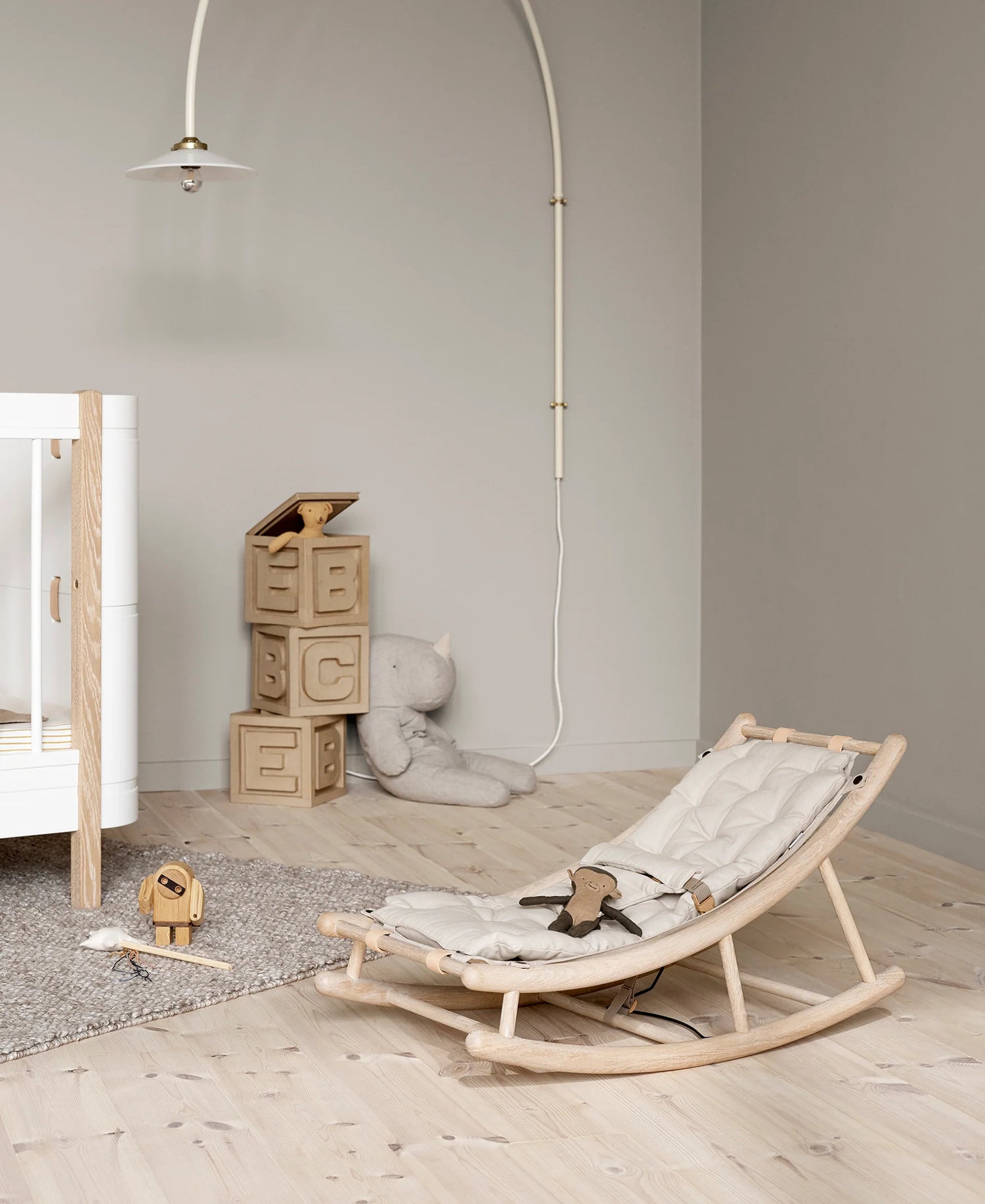 Oliver Furniture Wood Baby Rocker Oak/Nature 