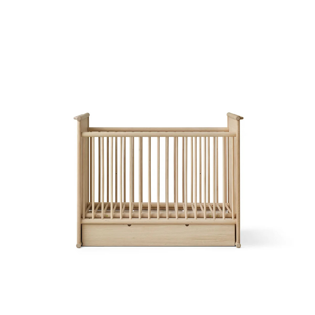 Camp Novel cot bed/bed, 60x120/120x200 cm, oak