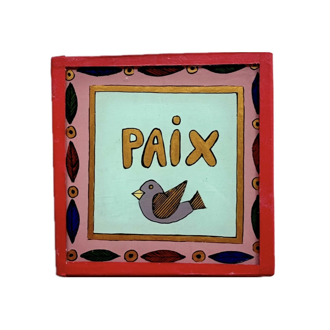 Decorative plaque with &