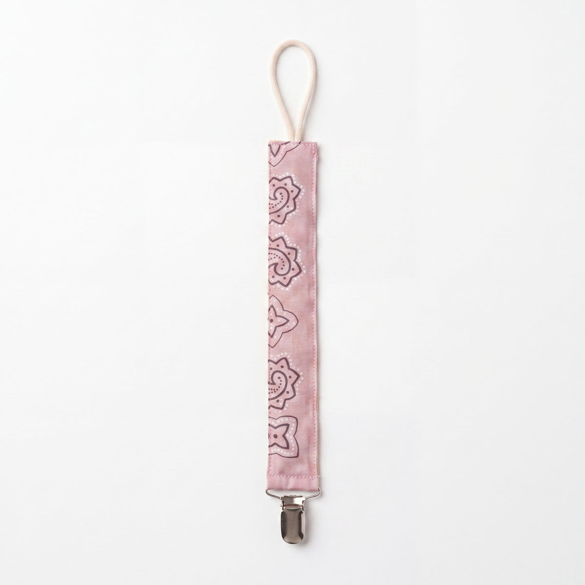 Bandana Pacifier Cord Yellow Pink