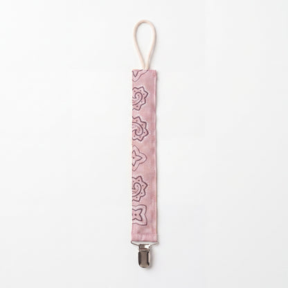 Bandana Pacifier Cord Yellow Pink