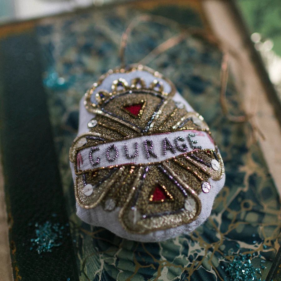 Courage Crest Ornament