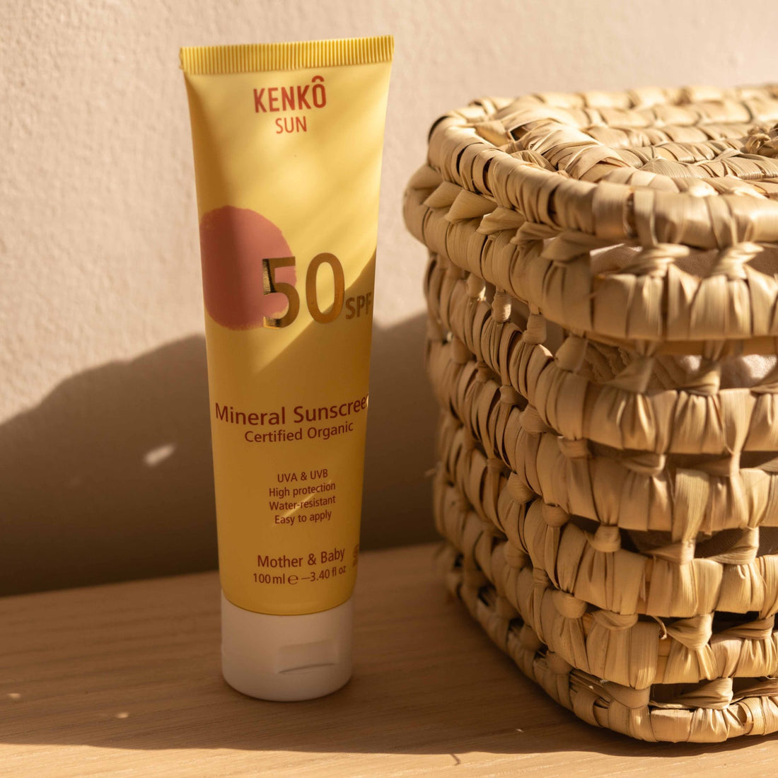 Kenkô Sun Cream SPF50 Mother &amp; Baby, organic sun protection