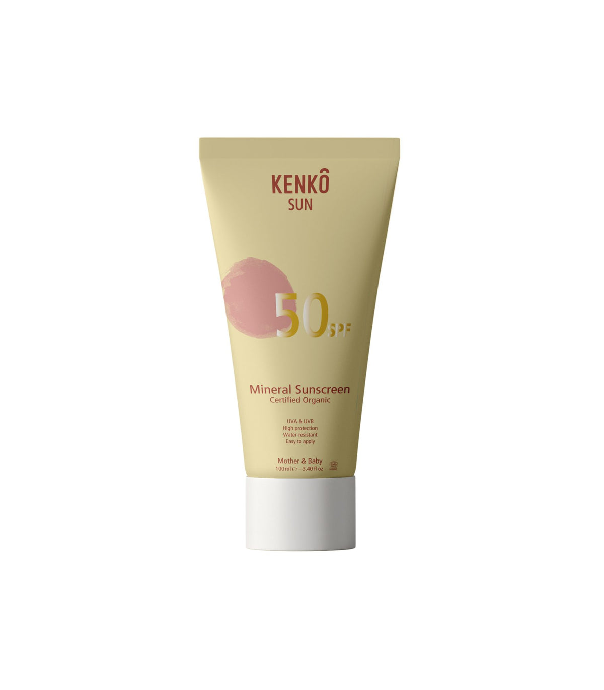 Kenkô Sun Cream SPF50 Mother &amp; Baby, organic sun protection