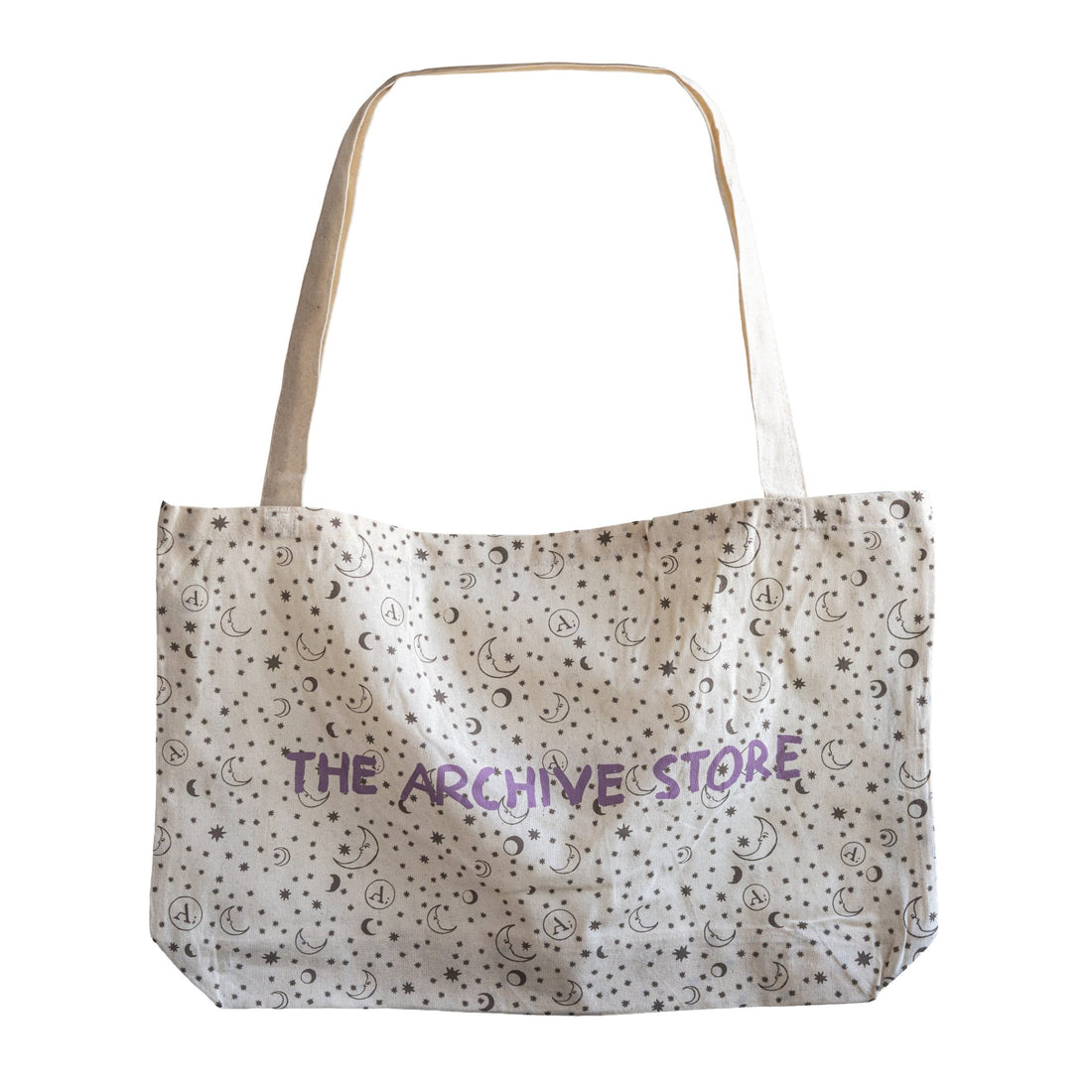 Iconic Canvas Bag Bonjour by The Archive Store, canvas tote bag detail