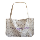 Iconic Canvas Bag Bonjour by The Archive Store, canvas tote bag detail