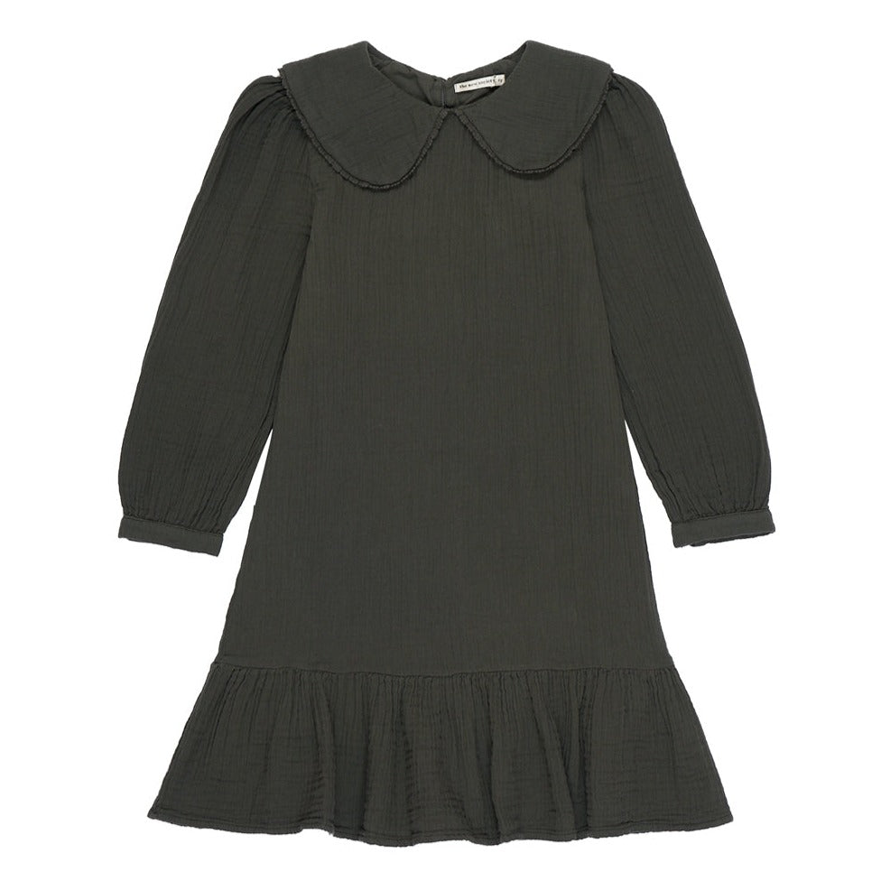 Longsleeve collar dress of the new fall winter 23 collection of The New Society, available at The Archive Store