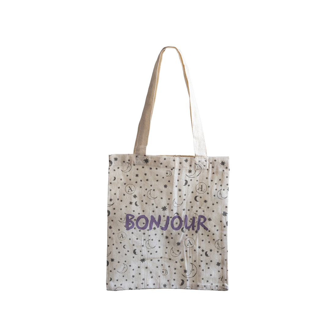 Iconic Canvas Bag Bonjour Small